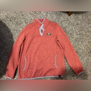 L.L. Bean Women's Red Crewneck Jacket